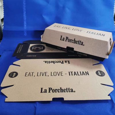 Kalite  Pizza Packaging Paper Packaging Box Featuring Gravure Printing Surface Handling Constructed from Paper Suitable for Food Industry Packaging Fabrika