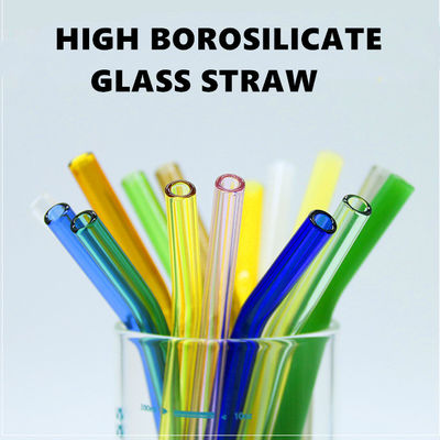 Kalite  Heat Resistant Drinking Borosilicate Glass Straw Eco Friendly Fabrika