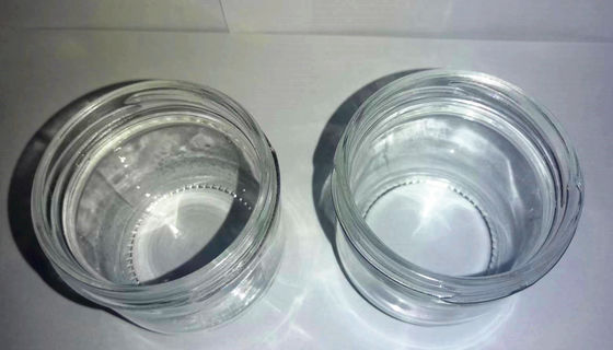 Yüksek Şeffaflıklı Kaviar Cam Kavanoz Standart 120ml Metal Kapaklı