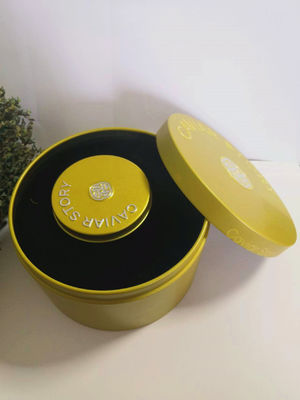 Boş Vakum Kaviar 30g / 50g Kavair İçin Kavair Kaşığıyla Logo Çapa Çapa Kapak