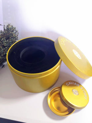 Boş Vakum Kaviar 30g / 50g Kavair İçin Kavair Kaşığıyla Logo Çapa Çapa Kapak