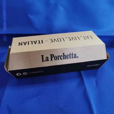 Pencere Karton Hediye Paketleme Kutusu Uygun Pizza Paketleme Seçeneği Gıda Ürünleri için Koruma ve Görünürlük Sunar