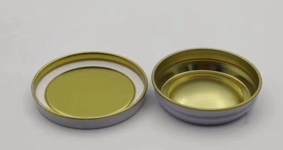 0.28 mm Gıda Kaliteli Kaviar Paketleme Kavyar Boş Kutusu 30g ve 50g düz kapaklı