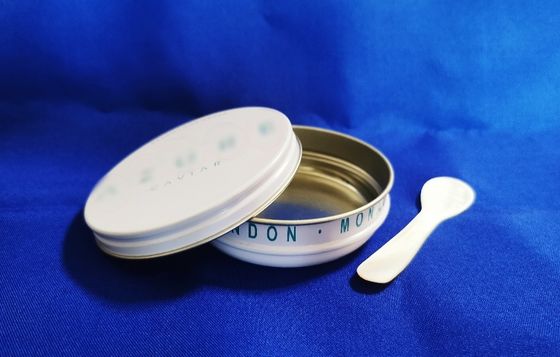 0.28 mm Gıda Kaliteli Kavyar Paketleme Boşluk Kavanoz 125g düz kapağı ile tam renkli baskı