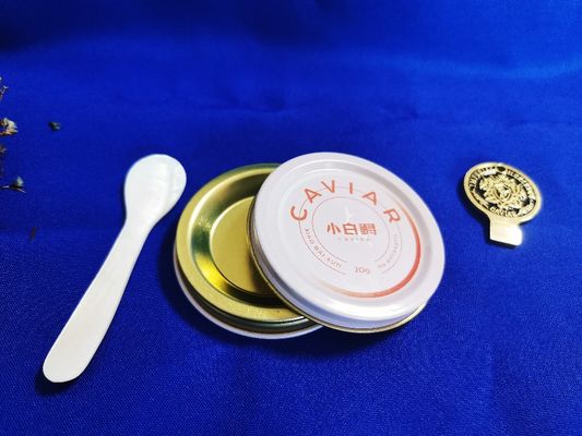 0.28 mm Gıda Kaliteli Kaviar Paketleme Vakum Boş 10g kutu baskı ile