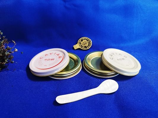0.28 mm Gıda Kaliteli Kaviar Paketleme Vakum Boş 10g kutu baskı ile
