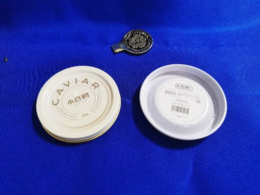 0.28 mm Gıda Kaliteli Kaviar Paketleme Vakum Boş 10g kutu baskı ile
