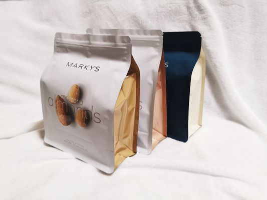 Trifle ve mantar ambalajı için Spot UV Baskılı Plastik Stand Up Pocket Bags
