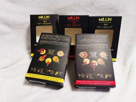 Özelleştirilmiş Karton Kuru Meyve Ambalajı Offset Baskı Noktası UV ile Karton Kutusu
