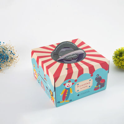 Tanıtım Karton Paket Kutusu, Mini Pasta Kutusu Paket Gıda Sınıfı