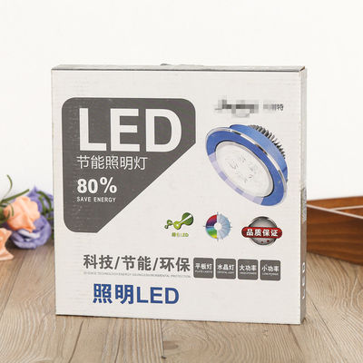 Kağıt borulu LED lamba ambalaj kutusu, katlanabilir ampul ambalaj kutusu