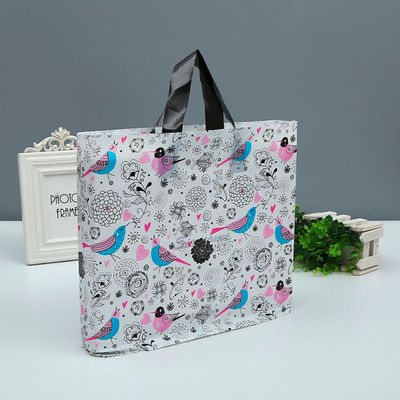 Alışveriş Merkezi Özel Baskılı Plastik Çantalar El ile Tote Çanta 1-8 Renk Baskılı