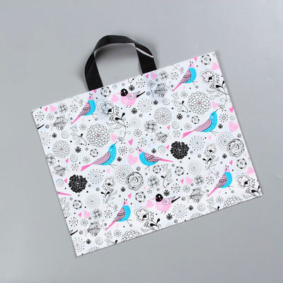 Alışveriş Merkezi Özel Baskılı Plastik Çantalar El ile Tote Çanta 1-8 Renk Baskılı