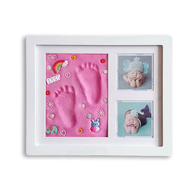 Ornament Hatıra Resim Çerçeve 28X23CM El ve ayak izi Çerçeve Kiti