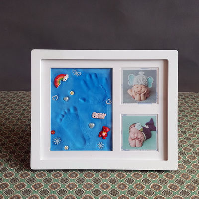 Ornament Hatıra Resim Çerçeve 28X23CM El ve ayak izi Çerçeve Kiti