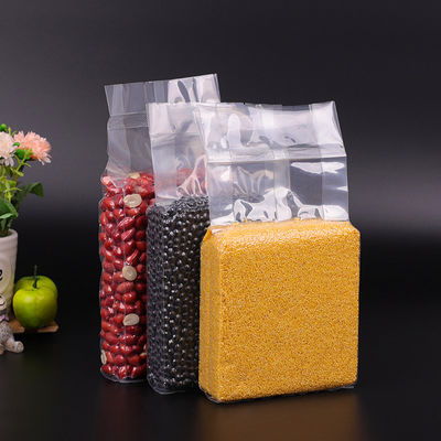 Gıda sınıfı vakumlu gıda depolama torbaları, renkli laminatlı açık plastik gıda torbaları